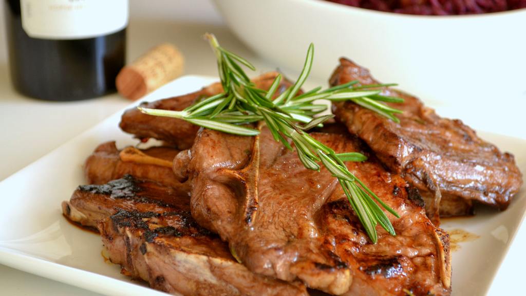 Balsamic and Rosemary Lamb Chops Recipe