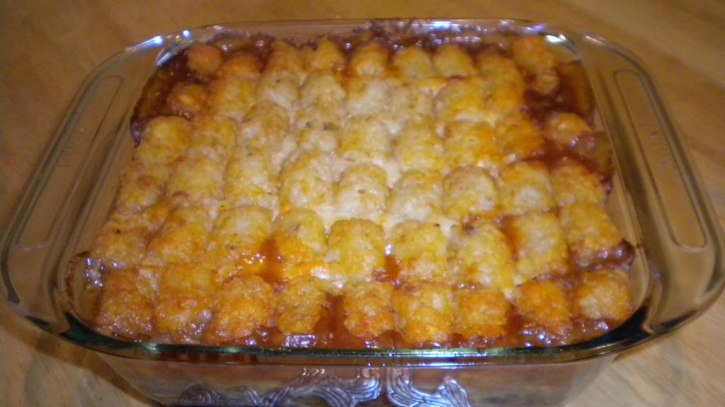 Chili Tater Tot Casserole created by SweetSueAl