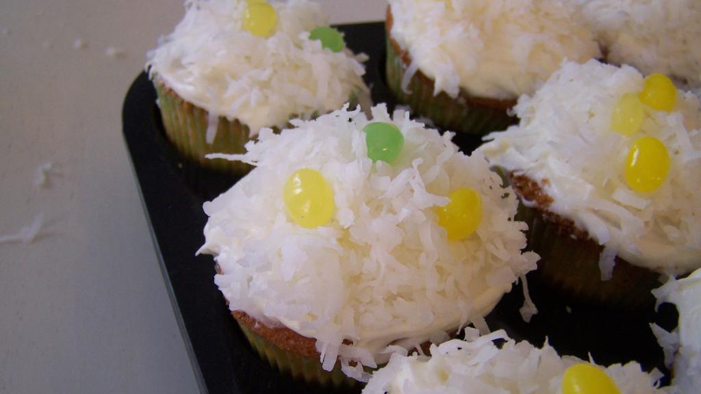 Coconut Cupcakes With Cream Cheese Frosting created by Dona England