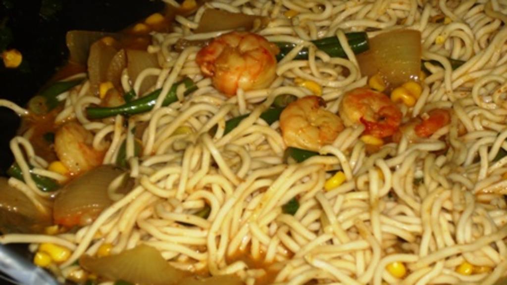 Green Curry Chicken Noodle Stir-Fry created by Karen Elizabeth
