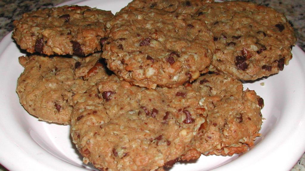 Peanut Butter and Chocolate Chunk Oat Cookies (No Flour) Recipe