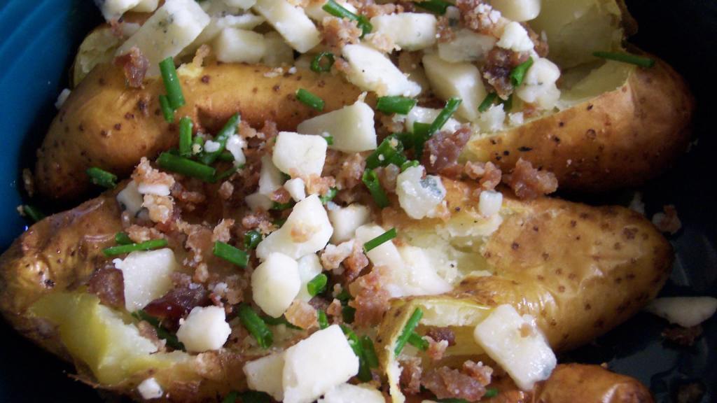 Blue Cheese Stuffed Fingerling Potatoes Recipe