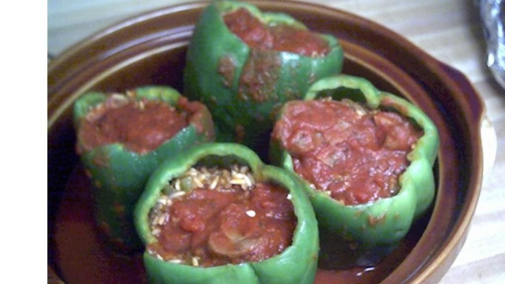 Crock Pot Stuffed Green Bell Peppers Recipe