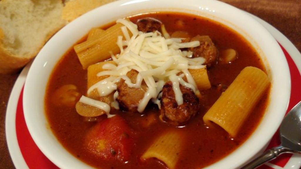 Sausage Pizza Soup Recipe