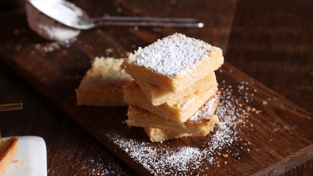 Cookie-Crust Lemon Bars created by Probably This