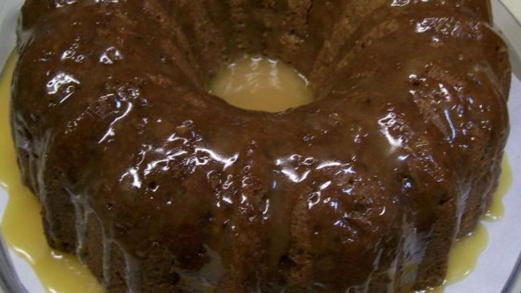Apple-Nut Cinnamon Bundt Cake With Brown Sugar Glaze created by Crafty Lady 13