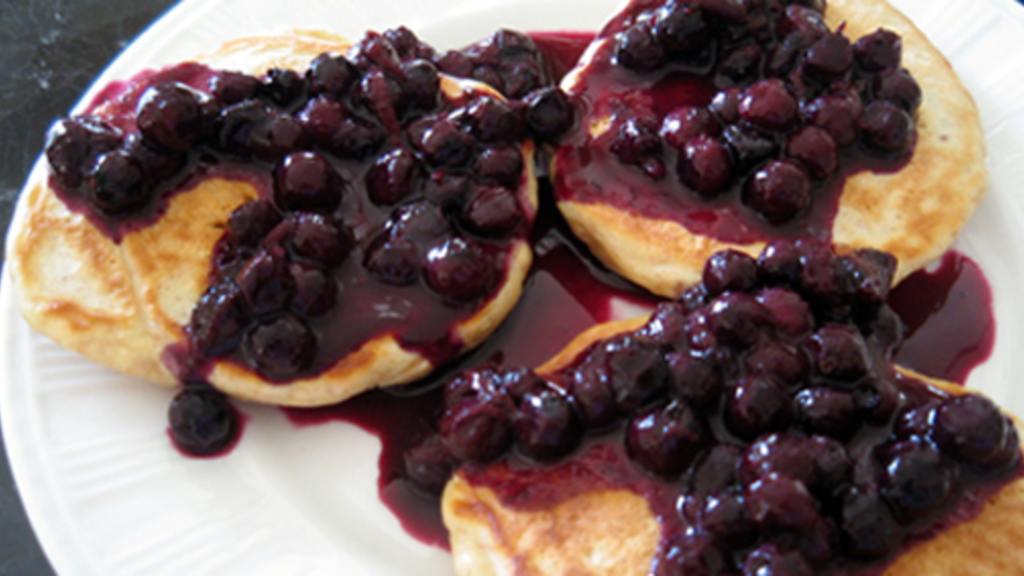 Blueberry Pancakes (Low Gi With Oats) Recipe