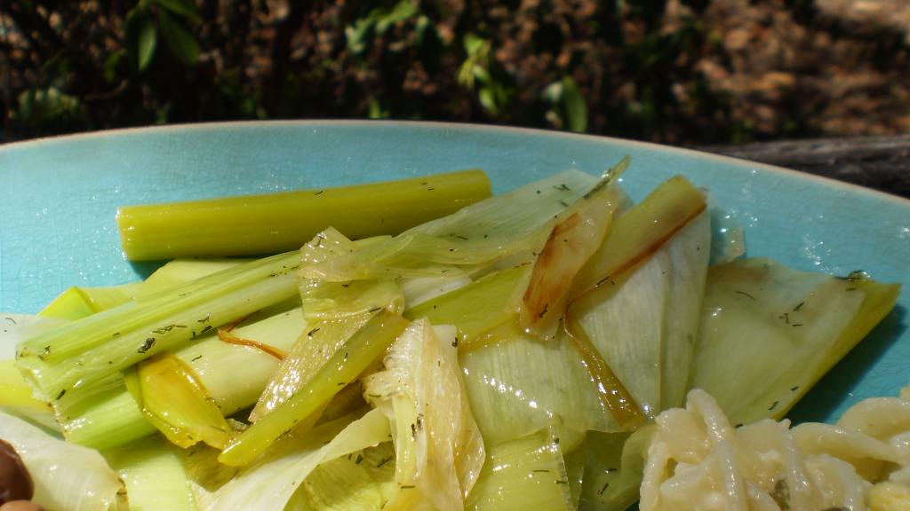 Sauteed Leeks in Lemon Dill Butter Recipe