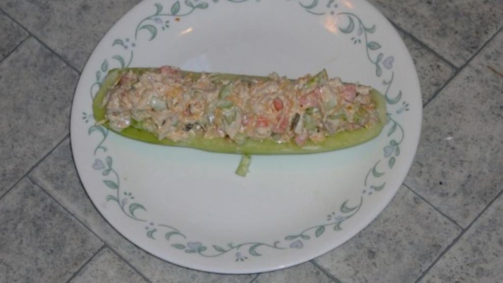 Chicken Cucumber Boats created by BLUE ROSE