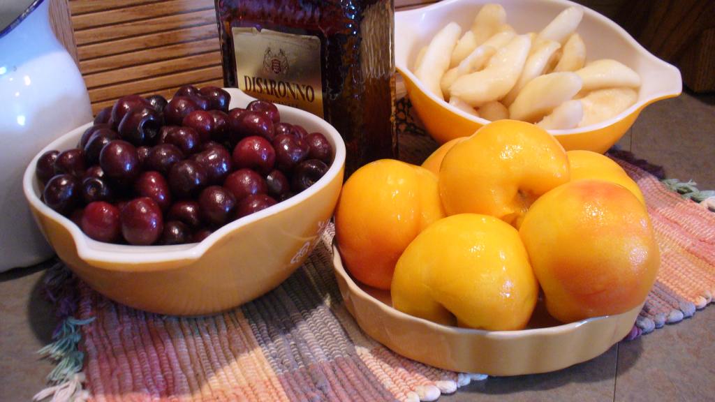 Bing Cherries in Amaretto Juice Syrup Recipe