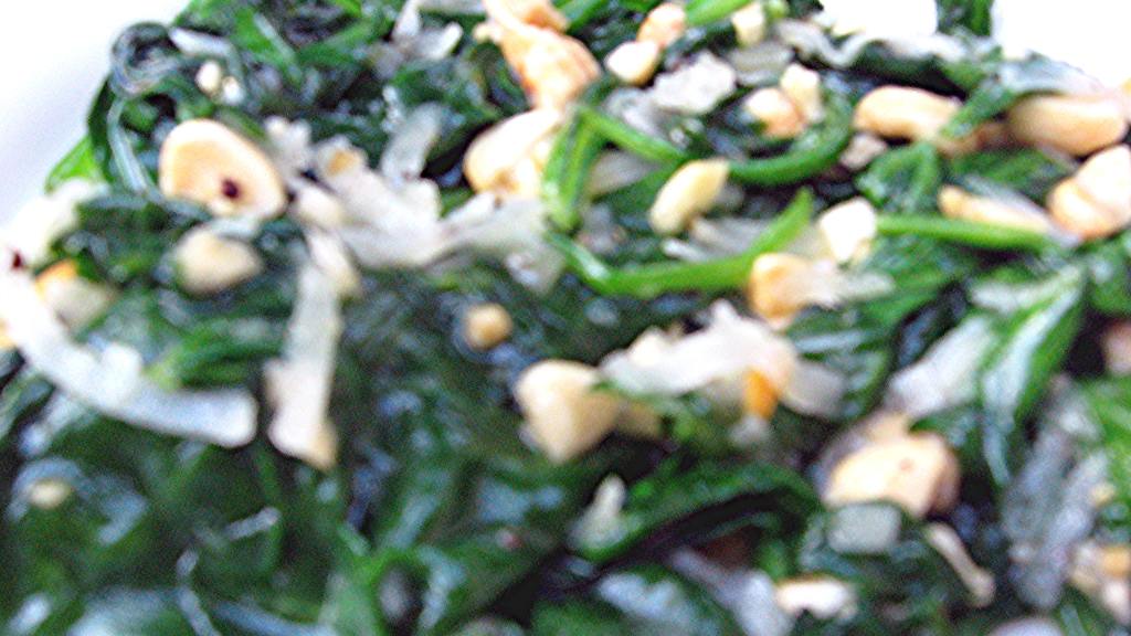 Spinach and Peanuts created by mary winecoff