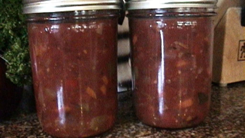 Three Tomato Vegetable Sauce (Canning) Recipe