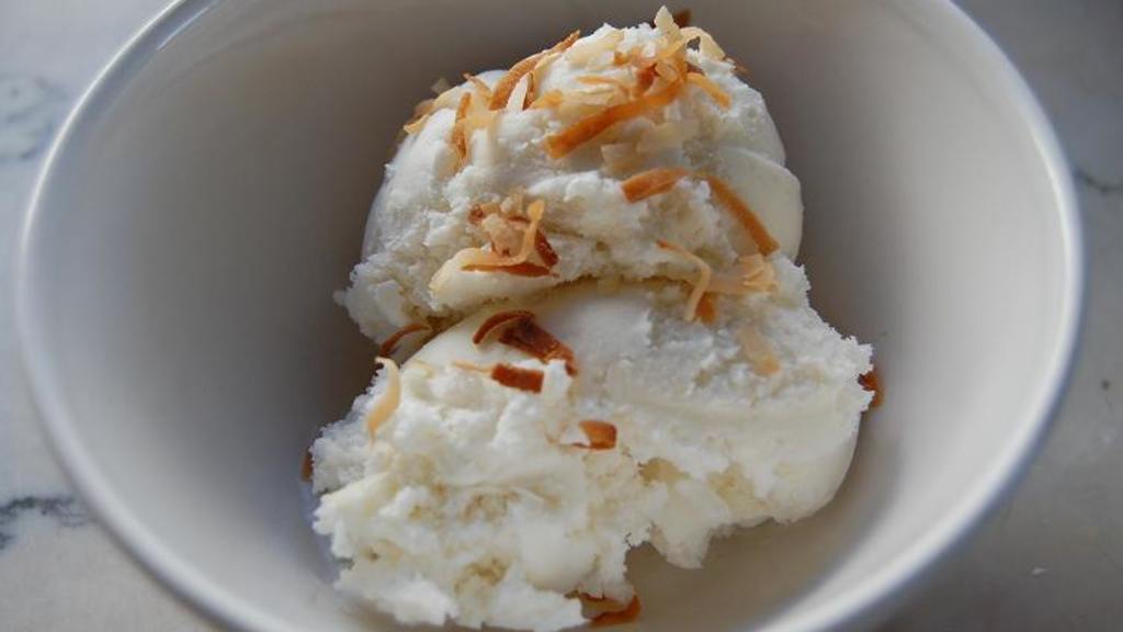 Eggless Coconut Ice Cream Recipe