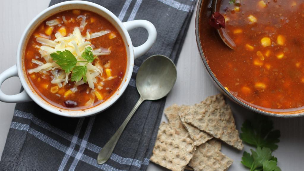 Rotel & Ranch Taco Soup created by Swirling F.