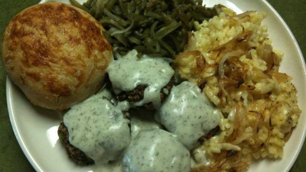 German Meatballs With Cream Dill Gravy Recipe