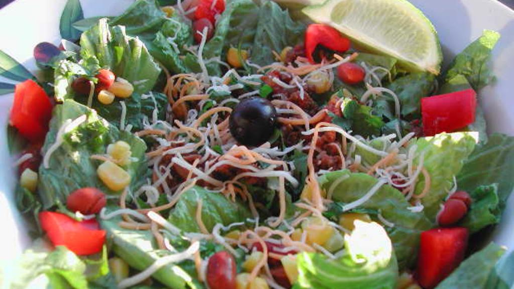 Terrific Taco Salad (Diabetic,  Vegetarian  Friendly) created by Kumquat the Cats fr