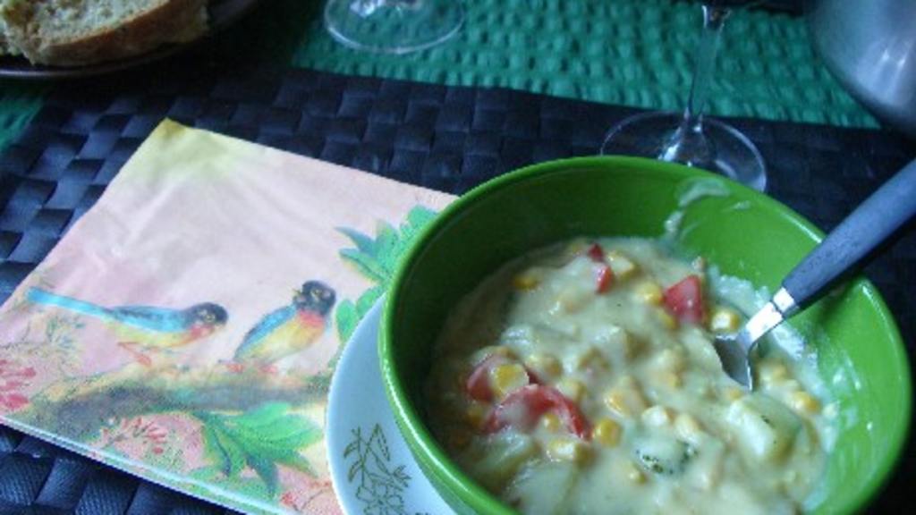 Vegan Corn & Vegetable Chowder Recipe
