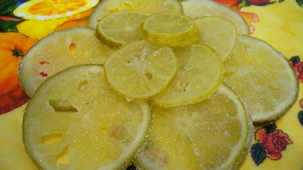 Candied Lime Slices Recipe