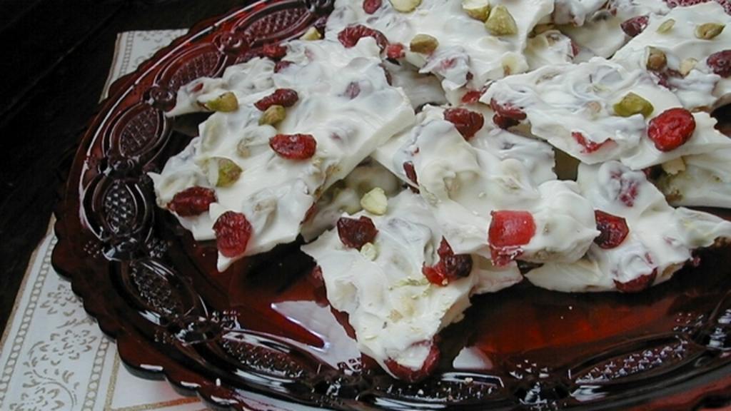 Cranberry Pistachio Bark created by Ms B.