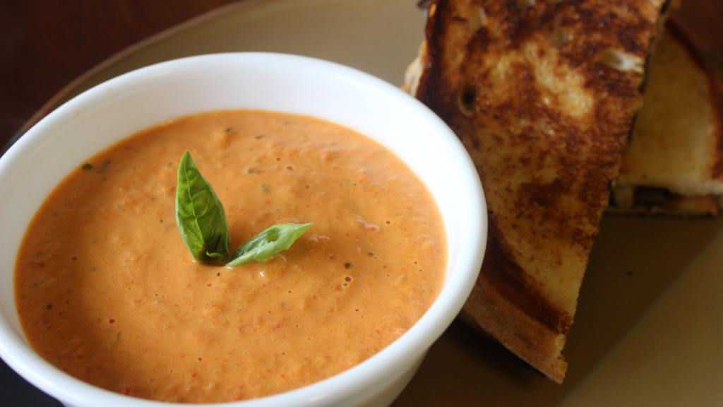 Smokin' Fire Roasted Red Pepper Soup created by mommyluvs2cook