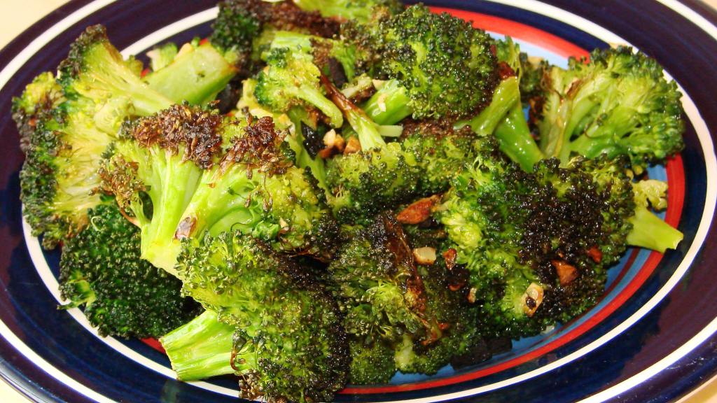 GarlicRoasted Broccoli Drizzled With Balsamic Vinegar Recipe