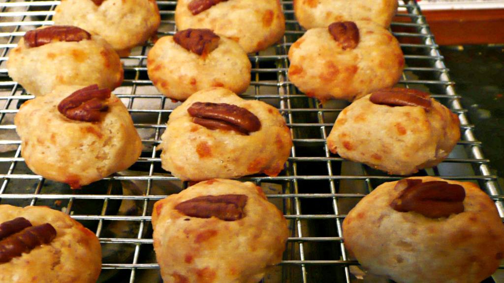 Cheese Pecan Cocktail Biscuits Recipe