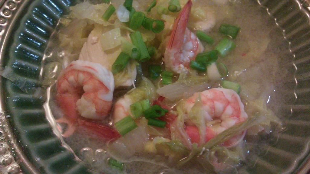 South Beach Thai Shrimp Soup With Lime and Cilantro created by leahgarcia