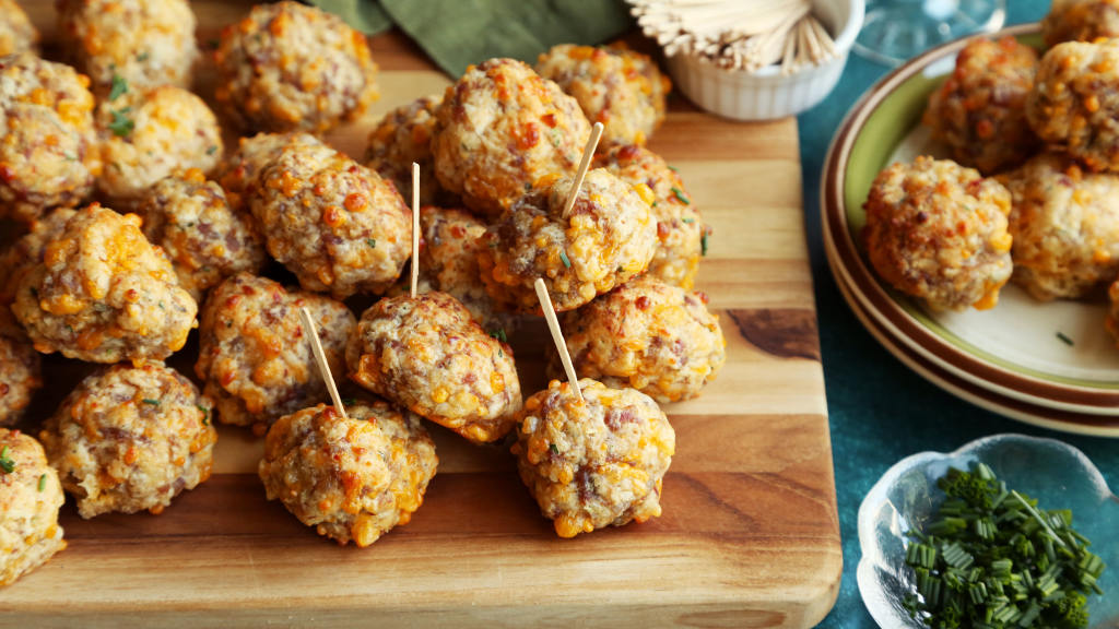 Make-Ahead Bisquick Sausage Ball Appetizers created by Jonathan Melendez 