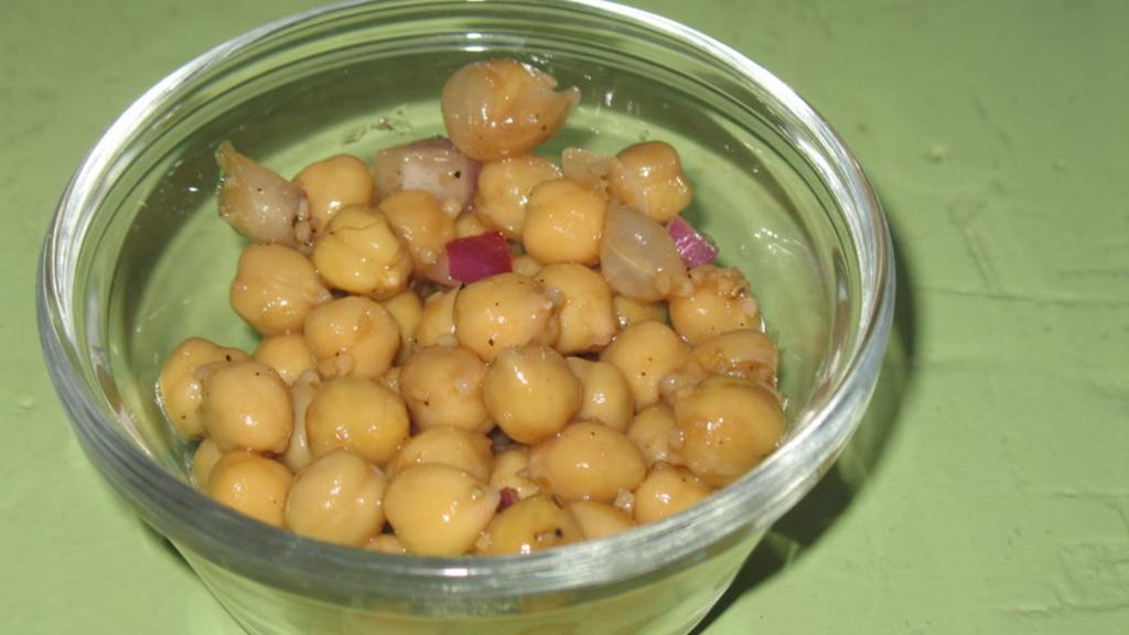 Gingery Marinated Chickpeas created by Redsie