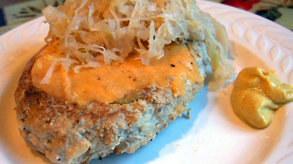 Sauerkraut Chickturk Burger Patties Recipe