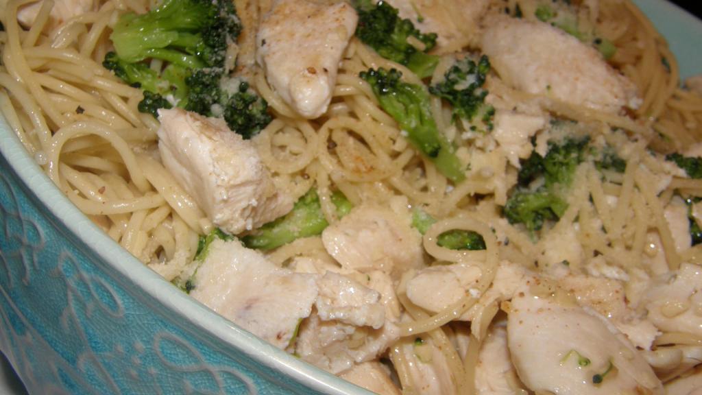 Chicken, Broccoli & Angel Hair Pasta Recipe