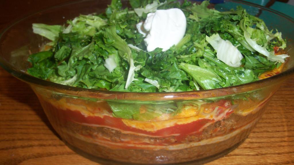 Easy Layered Taco Pie Recipe Food
