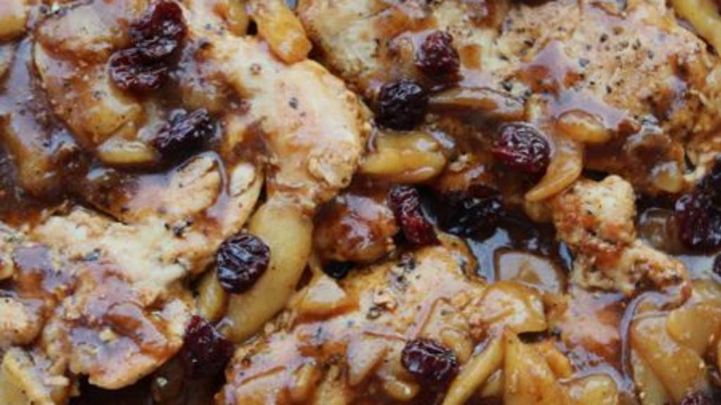 Balsamic Chicken With Pears Recipe