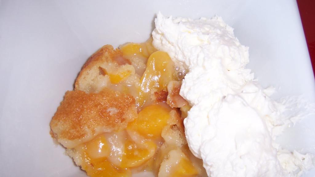Season's Easiest Fruit Cobbler created by Hill Family