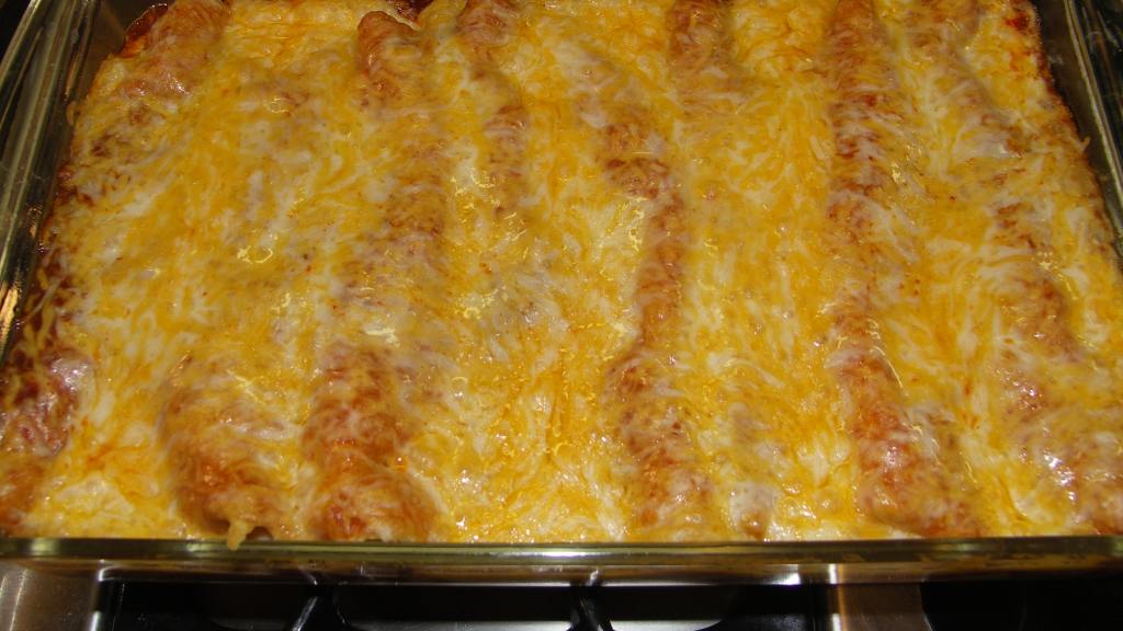 Cottage Cheese Cheddar Enchiladas With Taco Sauce Recipe
