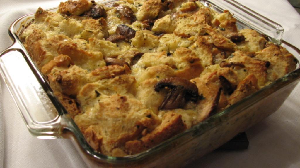 WildMushroom Bread Pudding Recipe