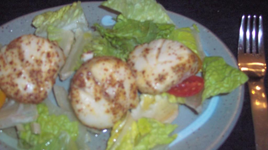 Maple Mustard Scallops created by duonyte
