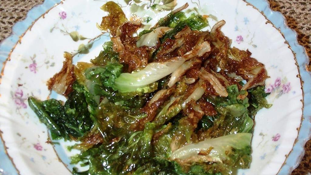 Flash Fried Spinach (Or Escarole) Recipe - Food.com