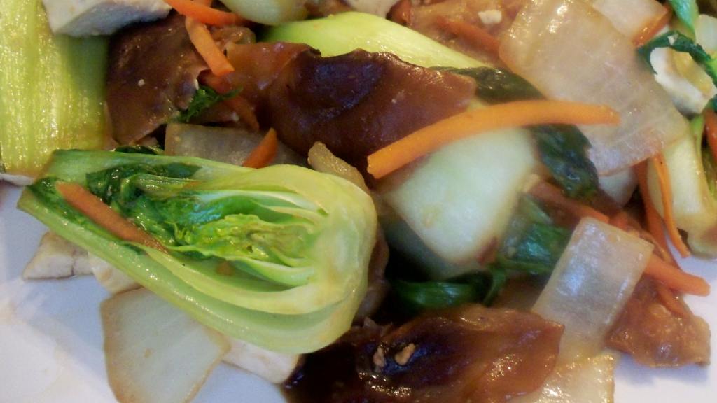 Tofu Shiitake Spicy StirFry Recipe