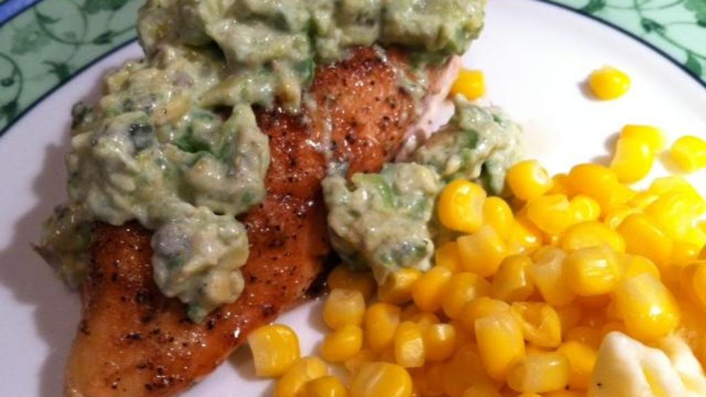 Cumin Dusted Chicken Breasts With Guacamole Sauce Recipe