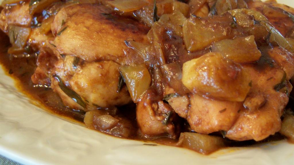 French Chicken in Vinegar Sauce Recipe