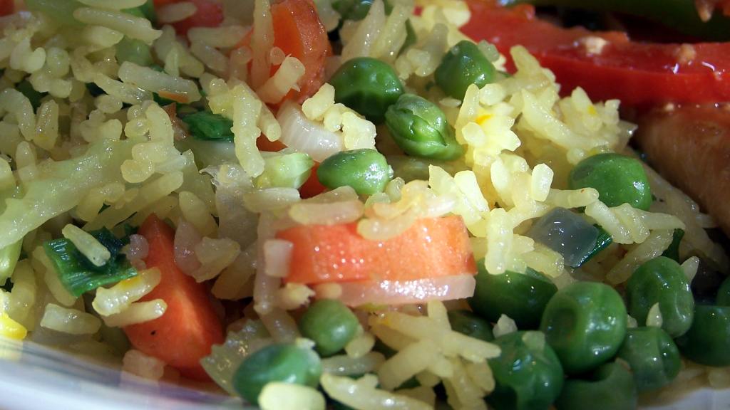 Denise's Saffron Vegetable Fried Rice Recipe