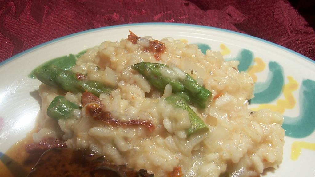 Risotto With Asparagus and SunDried Tomatoes Recipe