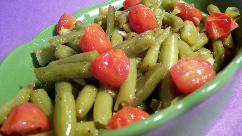 Sauteed Green  Beans and Cherry Tomatoes created by Sharon123