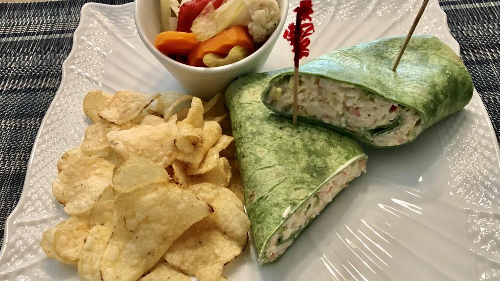 Crab Salad Tortilla Wraps * Subway Copycat Recipe