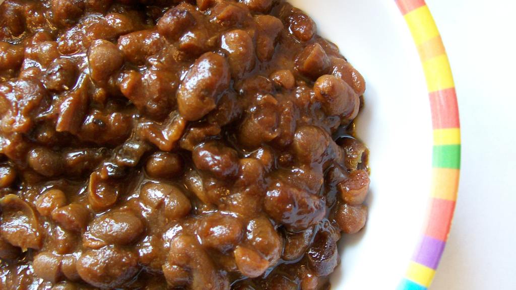 Saucy Boston Baked Beans created by Pamela