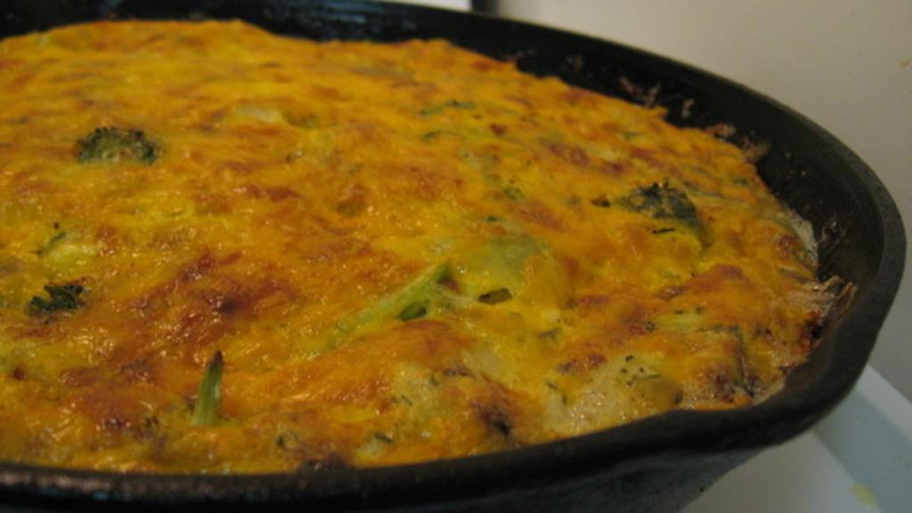 Artichoke and Broccoli Frittata / Crustless Quiche Recipe