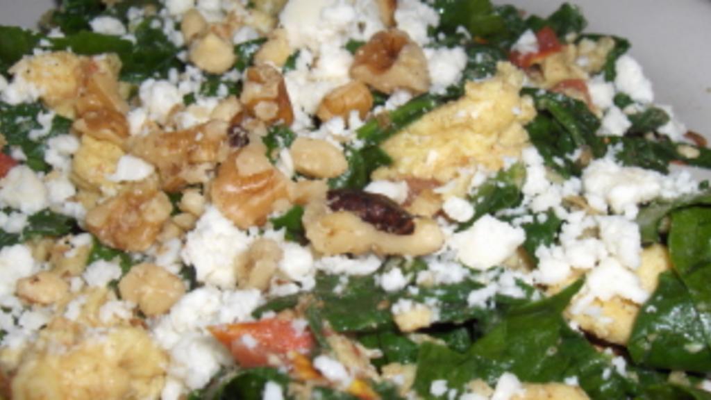 Spinach Tomato Scramble Recipe