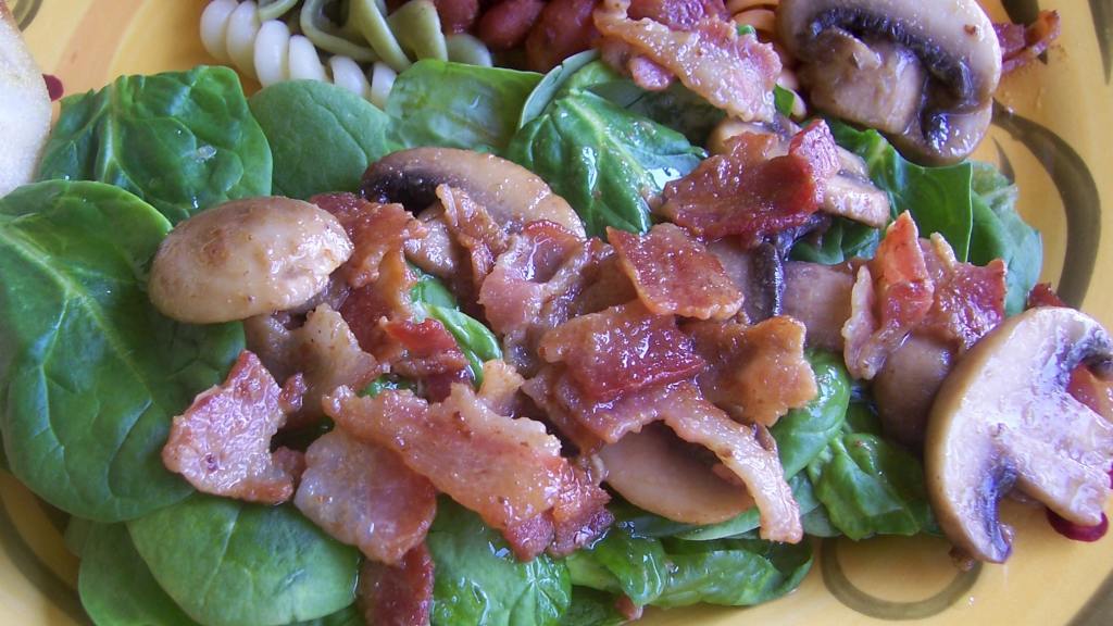 Spinach Salad With Bacon and Mushrooms Recipe - Food.com