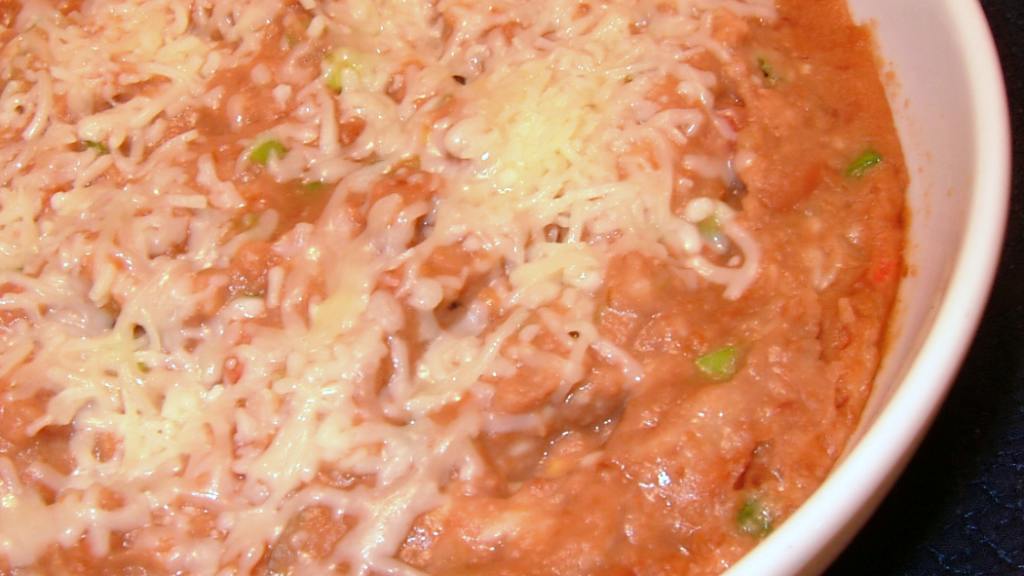 Doctored up Refried Beans (In the Microwave) Recipe